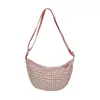 Bolsa de Bolitas Fresca y Sencilla Estilo Japonés para Mujer 2026 Nueva Cuadros Versátil Ligera Bolso Cruzado Bolso de Hombro Sencillo Casual