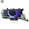 Adecuado para la modificación del ensamblaje del faro del Toyota Land Cruiser 16-21 con luces de circulación diurna LED y faros intermitentes secuenciales