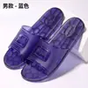 Pantuflas de cristal antideslizantes de verano para baño, ducha, hogar, sandalias de plástico de suela gruesa para interior de hotel para verano