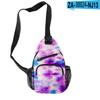 2021 Nuevo Estudiante Tie-Dye Impresión Digital 3D ins para Hombre y Mujer Bolso de Hombro de Tela Oxford Soporte al por Mayor