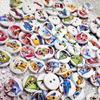 Botones de 15 mm de colores variados al por mayor de fábrica, botones de cuadrícula europeos y americanos, accesorios de ropa de bricolaje, botones decorativos