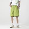 Calças casuais esportivas de verão estilo japonês para todos os homens, personalizadas, da moda, estilo reto, simples e soltas, para homens