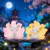 Decoração de Entrada para Casa Guochao Raposa de Nove Caudas Ying Xue Yao Guang Caixa Surpresa Brinquedo Criativo da Moda Estatueta Ornamento para Mesa de Escritório
