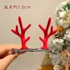 Linda Diadema Clip con Atmósfera Navideña de Invierno Pinza para el Cabello Pequeño Regalo Cuerno Pinza para el Cabello Clips para Mujer Diadema de Oso Pasador