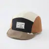 Gorra de Pato para Bebé Otoño e Invierno Estilo Coreano Niños Niñas Bebés Niños Pequeños Bloque de Color Ala Suave Plegable Gorra de Béisbol Pana Cálida