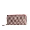 Cartera de mano con cremallera de tablero de ajedrez Glitt transfronteriza, cartera, tarjetero, bolsa para niños, fabricantes al por mayor Dengxing