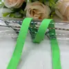 Cinta de espiga en relieve para la nuca de camisetas, ribete lateral de sudaderas, accesorios para prendas, cinta de letras inglesas en relieve