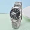 2025 Comercio Exterior Aliexpress Productos Transfronterizos Hombres Sko Negocio Acero Inoxidable Volante Grande Reloj Mecánico Automático
