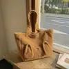 Transfronterizo 2026 Nuevo Primavera Lindo Peluche Otoño e Invierno Bolso de Hombro para Viajar Gran Capacidad Moderno Versátil Bolso Tote