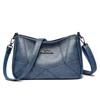 La popular bolsa de mujer de este año 2022 costuras piel de oveja bolso cuadrado pequeño coreana de moda costuras bandolera bolso canguro