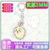 Merchandise de Anime Desenho Chiikawa Chaveiro Pingente de Acrílico Acessório Criativo Presente
