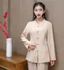 Centro de Salud Salón de Masajes de Medicina Tradicional China Uniformes de Trabajo Estilo Chino para Hombres y Mujeres, Traje Tang Retro, Conjunto de Manga Larga Otoño e Invierno, Hecho a Medida