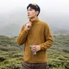 Chaqueta de Forro Polar para Hombre Otoño Invierno Nuevo Estilo Exterior Cuello Alto Engrosada Cálida Ropa de Abrigo Casual Versátil para Mujer Chaqueta Exterior Forro
