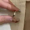 Anillo minimalista de estrella de ocho puntas en plata de ley S925, anillo de alta gama estilo nicho ins, popular en Xiaohongshu