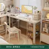 Penteadeira para Quarto de Menina, Mesa de Maquiagem Dois em Um, Novo Modelo 2025, Estilo Creme, Luxo Leve, Sensação de Alta Qualidade, Mesa de Escrita para Casa