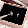Pendientes Nudos Entrelazados, Pendientes de Lujo Ligero y de Gama Alta, Pendientes de Estilo Simple y Genial, Pendientes Versátiles Exquisitos y Elegantes para el Día a Día
