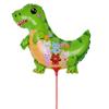 Juguete de dibujos animados para niños, palo de mano, soporte central, globo de aluminio con varilla, microempresa, empuje, drenaje, polvo, succión, pequeño puesto de regalo