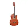 Atacado de Fábrica Em Estoque Entrega Guitarra Folk de 38 polegadas para Iniciantes e Estudantes Instrumento de Madeira de Nível de Entrada de 41 polegadas para Novatos