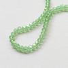 Cristal Colorido Lapidado Rodinha Contas Lisas 4mm diy Joias Artesanais Brincos Acessórios Pulseira Colar Material com Contas