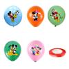 Balão de látex tema Mickey Minnie festa aniversário decoração balão brinquedo infantil 12 polegadas 2,8g balão de desenho animado
