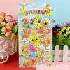 Pegatina de burbuja de dibujos animados para niños, pegatina de coche de princesa Sofía de hielo, pegatina de bronce para disfrazarse de niña, pegatina estéreo