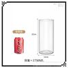 Simples Copo de Vela de Borosilicato Transparente Estilo Europeu Enfeites de Castiçal Vela de Aromaterapia Jarra de Vidro Suporte de Vela de Restaurante de Casamento
