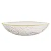 Prato de Frutas de Luxo Leve Padrão Criativo de Geleira Hotel Casa Prato de Ossos para Cuspir Mesa de Jantar Popular Desktop Conjunto de Pratos Pequenos Prato de Frutas Transparente