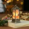 Lámpara de viento de color navideño transfronteriza, luz nocturna para personas mayores, decoración de muñeco de nieve, lámpara de vela, adornos de escritorio, decoraciones navideñas