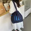 Bolso de Lona Elegante de un Solo Hombro para Mujer, Modelo Nuevo de Nicho para Viajes Diarios, Súper Popular, Gran Capacidad, Bolso Tote Versátil, Bolso Artístico 2026 para Verano