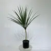 Decoración de planta artificial grande Nórdica planta verde artificial maceta decoración árbol árbol de la sangre de dragón interior sala de estar piso bonsái