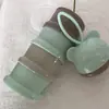 Caja de leche en polvo para bebé caja de leche en polvo para bebé gran capacidad apertura recta cuatro capas portátil caja de leche en polvo venta directa de fábrica embotelladora