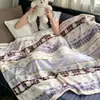 Manta de vellón de leche estilo ins coreano, manta para sofá, manta para siesta en la oficina, manta para aire acondicionado, adecuada para todas las estaciones, versión delgada