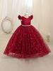 Nuevo Vestido de Invierno para Niña con Lentejuelas y Malla, Vestido Infantil con Lazo y Encaje, Vestido de Princesa para Bebé