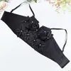 Elegante top strapless floral tridimensional con cuentas, copas y almohadillas para el pecho incorporadas, espalda abierta grande, camisola ajustada con ballenas