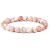 Pulseira Amazon transfronteiriça de pedra Olho de Tigre pulseira de ágata de pedra europeia e americana pulseira da moda com contas de 8mm cor multi-tesouro