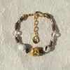 Novo produto: Pingente em Formato, Colar de Corda Trançada, Pulseira, Design de Nicho, Contas de Cristal, Corrente para Clavícula Estilo Resort Boêmio