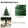 Directamente del fabricante, árboles de Navidad artificiales de 6 pies, 7 pies, 8 pies, árboles de Navidad con ramas que se atan automáticamente para decoración navideña de hoteles y centros comerciales