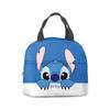 Bolsa de almuerzo Stitch de tela Oxford con dibujos animados, bolsa para conservar el calor, bolsa de aluminio para picnic, bolsa de almuerzo portátil