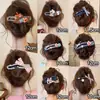 Pinza de cocodrilo de oso a cuadros estilo coreano, pinza para el pelo versátil de alta gama para niñas, accesorio para el pelo dulce y versátil
