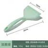 Pá de silicone Tacho Antiaderente Pá resistente a alta temperatura Jade Pá de panela refogada Ovo grosso Pá de panela refogada Pá de ovo frito verde Pá de panela
