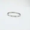 Nuevo Brazalete de Acero Inoxidable Rama Amor Cruz Mismo Estilo para Hombres y Mujeres Joyería de Alta Calidad Nicho Lujo Accesible Moda