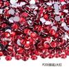 Diamante plano de resina de 2-6 mm para manicura, funda de teléfono, muñeco de oso violento, diamantes adhesivos de color, accesorios de joyería de cristal