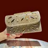 Bolso de mano europeo y americano con incrustaciones de diamantes para mujer, estilo nuevo, elegante y lujoso, bolso de noche, clutch, bolso de hombro y bolso cruzado