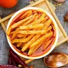Brotos de bambu crocantes em óleo vermelho, brotos de bambu em conserva prontos para comer, apetitosos e saborosos, um ótimo acompanhamento para o arroz