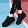 Zapatos de Madre de Cuero Genuino Antideslizantes Suela Suave Estilo Nuevo Invierno 2026 Forrados de Felpa Planos Casual Cómodos Tenis Zapatos de Viaje