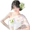Nuevo peine para el cabello con flor de simulación, peine para el cabello tipo flor de huevo bohemia para la parte posterior de la cabeza, recogido lateral, accesorios para el cabello para fotos de viaje