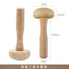 Bloque de tinta de madera para grabado/Almohadilla de tinta de madera/Champiñón de madera/Herramienta de grabado/Champiñón de madera para grabado