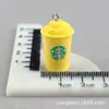 Funda para Teléfono Móvil Taza de Café Pegamento de Crema Adornos de Bebida en Miniatura Botella de Paisaje Accesorios Micro Accesorios de Resina para Bricolaje Venta al por Mayor