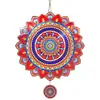 Mandala Transfronteiriça 3D de Aço Inoxidável Digna de Presente Cortada a Laser Giratório de Vento Pendurado Arte de Jardim Movida a Metal