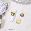 Nueva simulación de comida, juego de donas, helados, decoración de uñas, joyas, galletas, dibujos animados, uñas, lindos accesorios de joyería de resina.